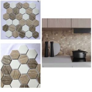 Gạch Mosaic lục giác HG51137 Đà Nẵng