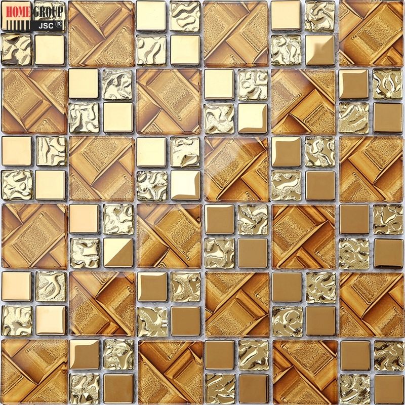 Gạch Mosaic thủy tinh tĩnh điện HG25055 Đà Nẵng