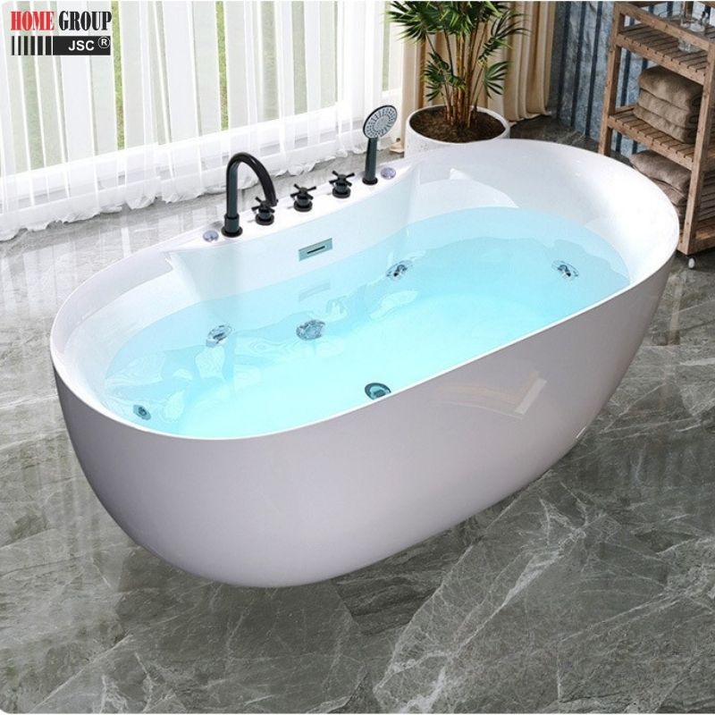 Bồn tắm massage oval KB11