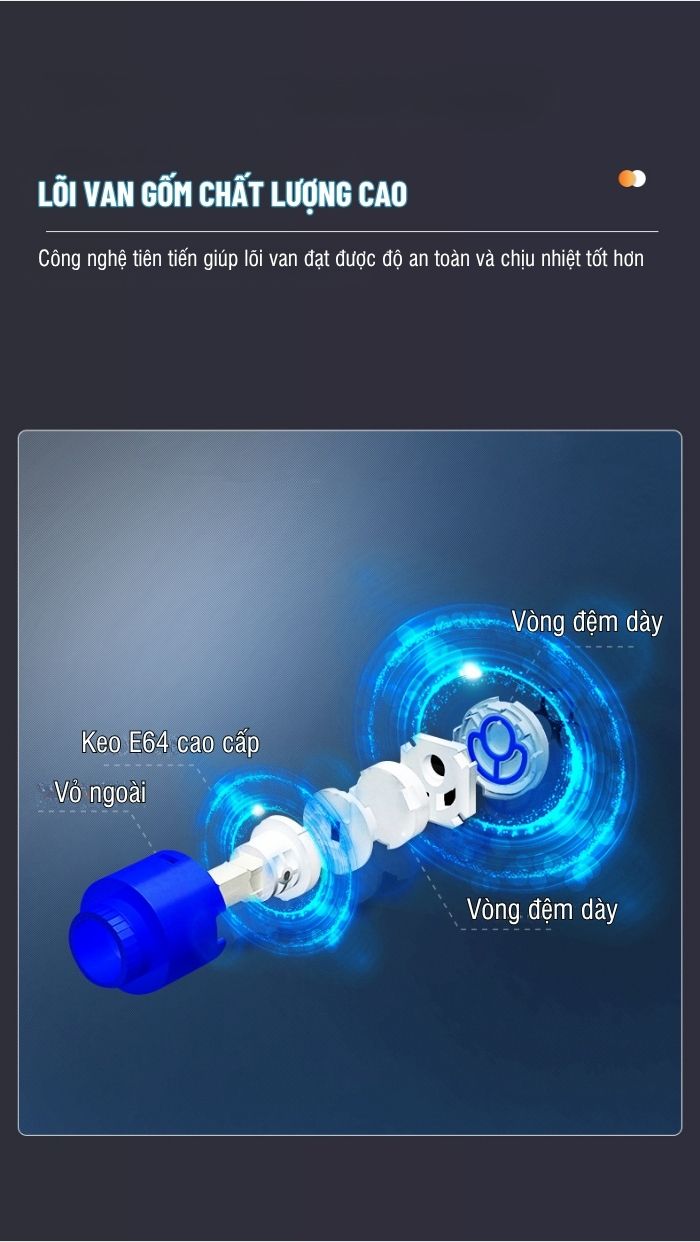 Vòi lavabo âm tường KV12T
